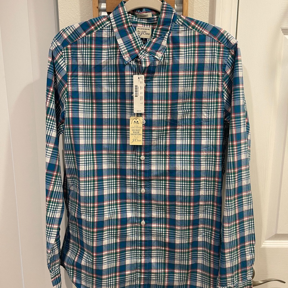 SOLD J Crew Long Sleeve Shirt Sz S BRAND NEW